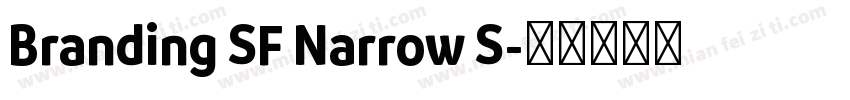Branding SF Narrow S字体转换